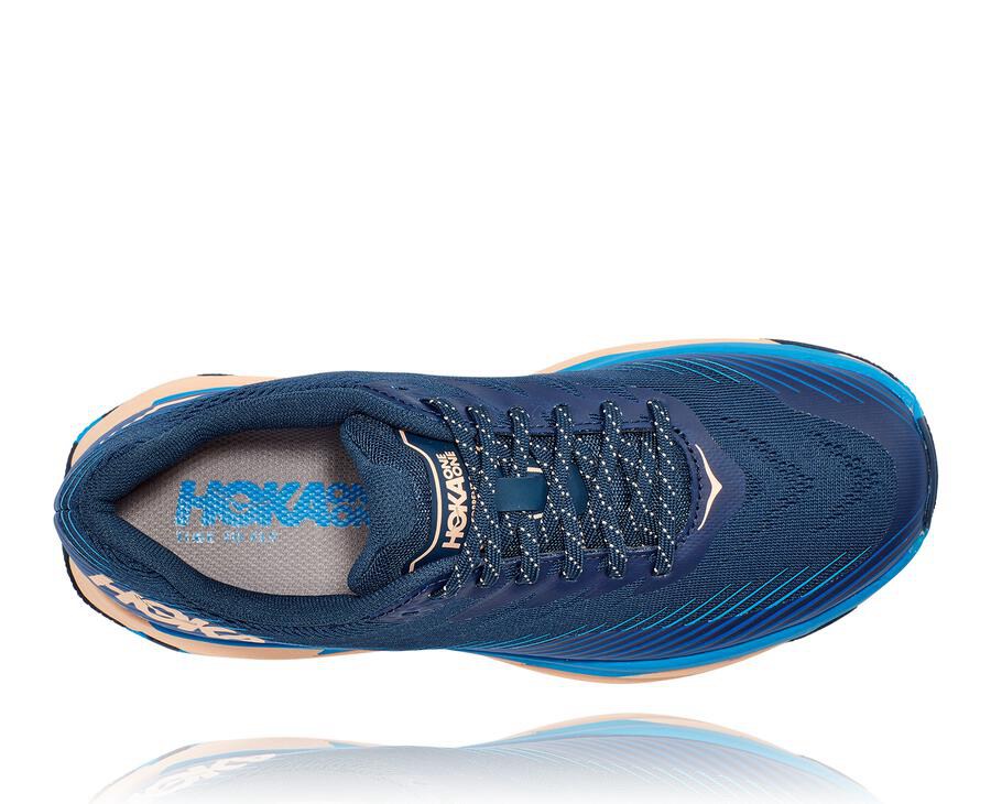 Zapatillas Trail Hoka One One Mujer - Torrent 2 - Azules - KQZ875241